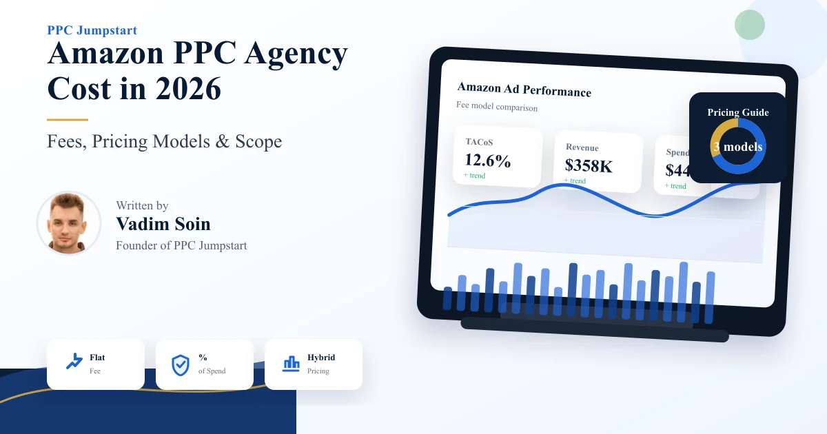 PPC Jumpstart hero for Amazon PPC agency cost guide