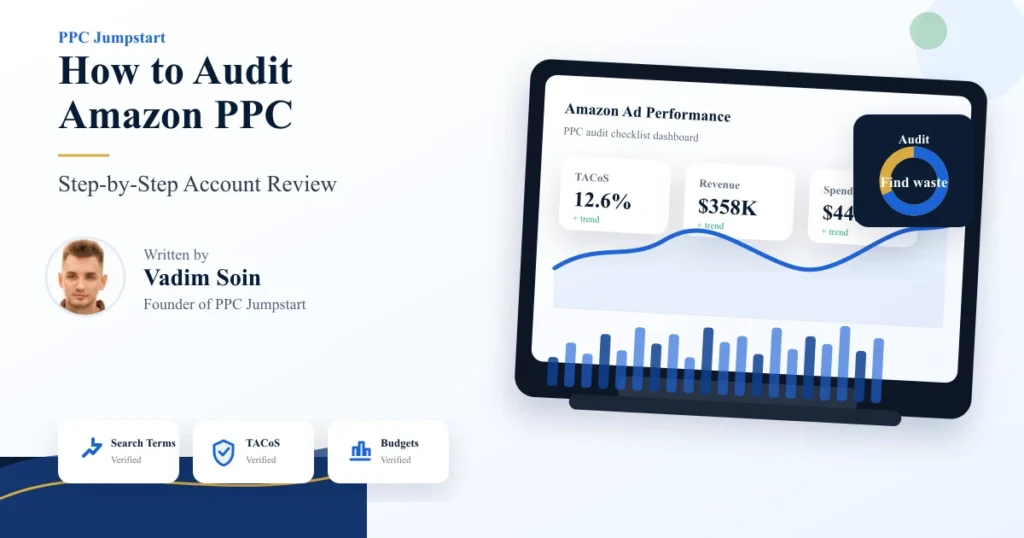 Step-by-step Amazon PPC account audit checklist and dashboard