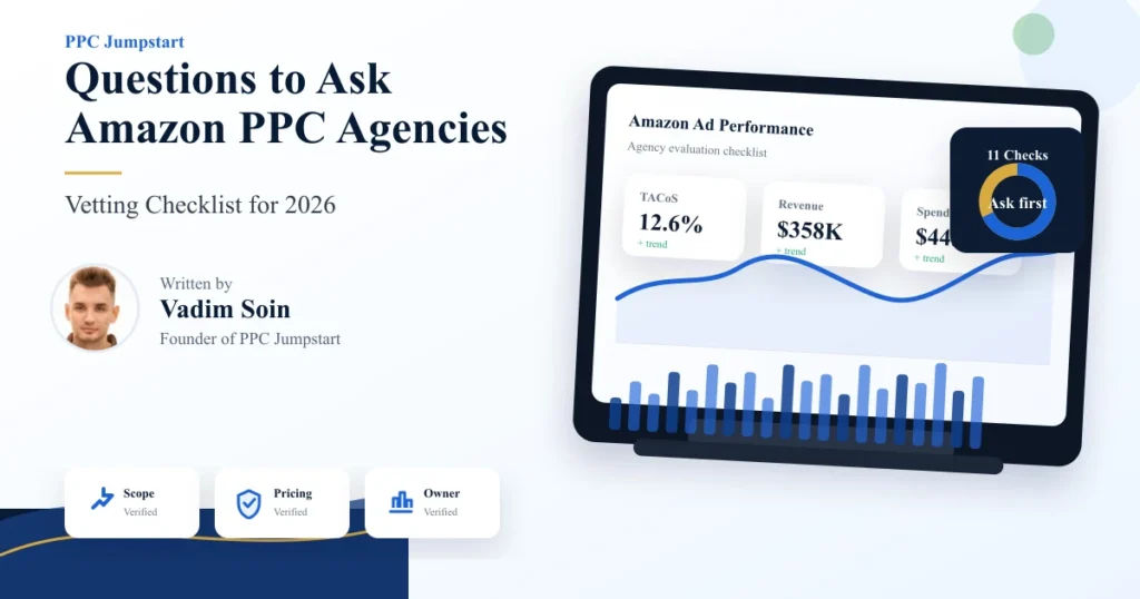 Checklist of questions to ask before hiring an Amazon PPC agency