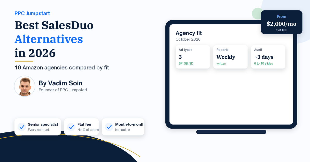 Best SalesDuo alternatives in 2026, PPC Jumpstart cover